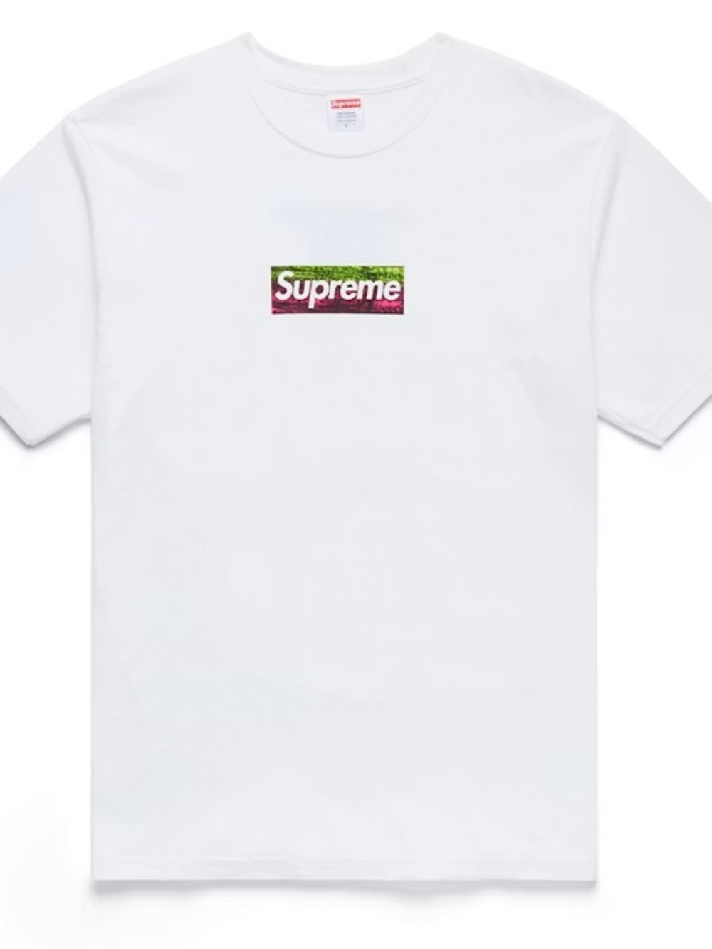 Supreme White Los Angeles Fire Relief Box Logo T Shirt - Size M